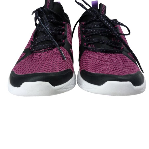 Vionic Alma Mesh Purple Comfort Slip On Lace Up Tennis Shoes Size 7 Wide Walking - Picture 2 of 14